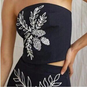 Maeve by Anthropologie Embroidered SET